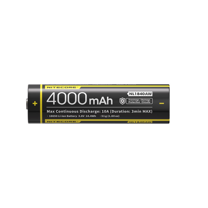 Nitecore NL1840AW акумулятор вид 2