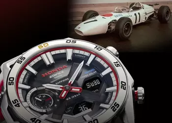 Casio начала продажи в США Edifice ECB-2300HR-1A x Honda к 60-летию победы в Формуле-1