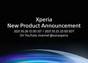 Sony announced the presentation on October 26: Waiting for the announcement of new Xperia smartphones