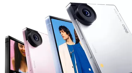 At CES 2026, the iKKO MindOne concept AI smartphone was presented, the size of a bank card, with a flip camera and a physical QWERTY keyboard