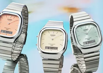Обновленный винтаж: Casio выпустила серию классических часов AQ-240E — теперь без острых углов и в новых пастельных тонах