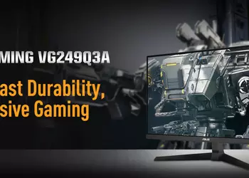 ASUS TUF Gaming VG249Q3A: Gaming monitor with 23.8" screen at 180Hz