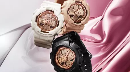 Casio представила на ринку США три нові моделі G-Shock з металевим циферблатом кольору рожевого золота