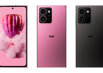 HMD Skyline has appeared in renders in pink and black colours