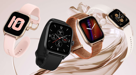 Amazfit GTS 4 – екран AMOLED, моніторинг серцебиття та сатурації, GPS та 150 спортивних режимів за €200