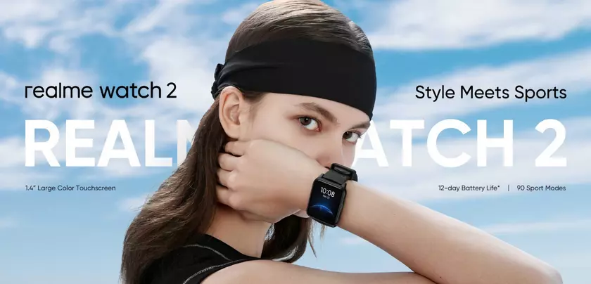 Realme показала новые смарт-часы за $55 (неважное обновление оригинальных Realme Watch)