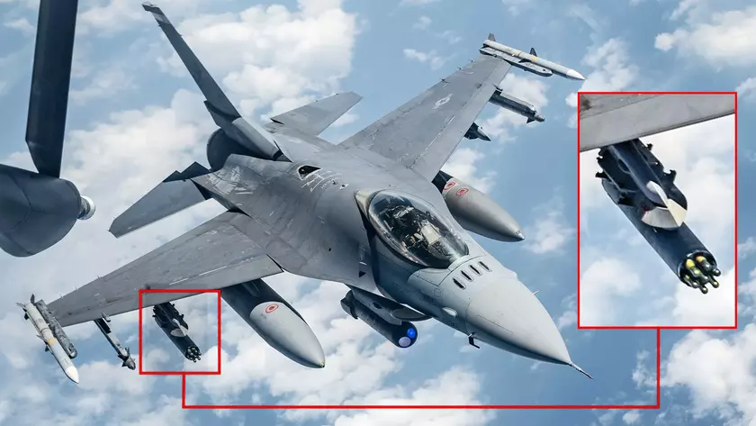 F-16 вооруженные ракетами APKWS II: новый этап в войне технологий