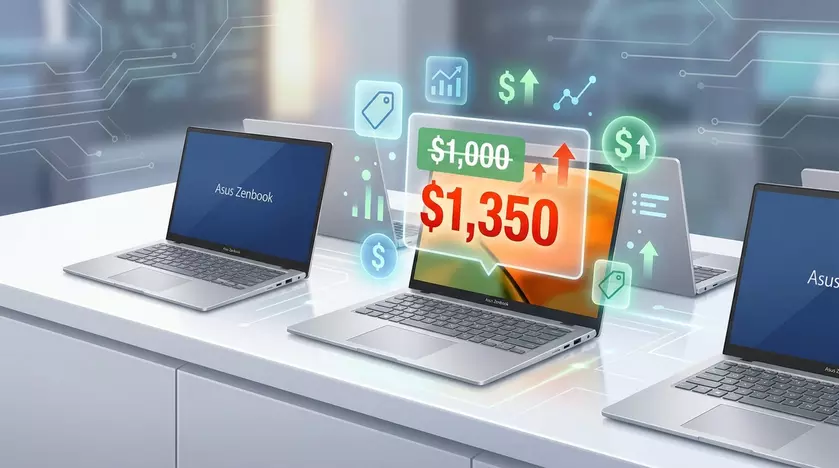 Ноутбук Asus Zenbook с OLED экраном