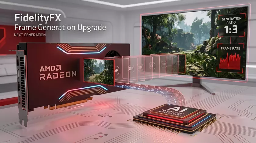 Логотип технологии AMD FidelityFX