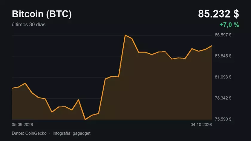 Инфографика: Биткоин (BTC), последние 30 дней