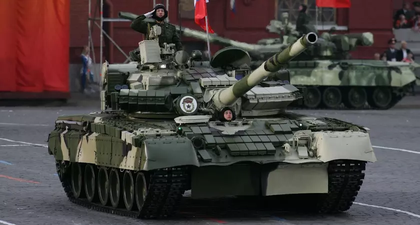 Вооружённые Силы Украины захватили два российских боевых танка Т-80БВ