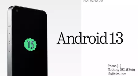 Nothing відкрила реєстрацію на бета-тестування Android 13 для Nothing Phone (1)