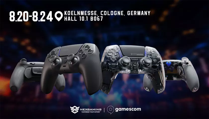 Hexgaming представляет: кастомные геймпады, дебютировавшие на Gamescom 2025