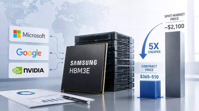 Samsung a vendu sa mémoire jusqu'en ...