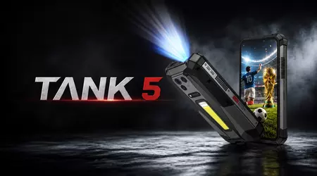 Швейцарський ніж серед смартфонів з функцією виживання: Tank 5 з DLP-проектором та 17 600 мА/г акумулятором 
