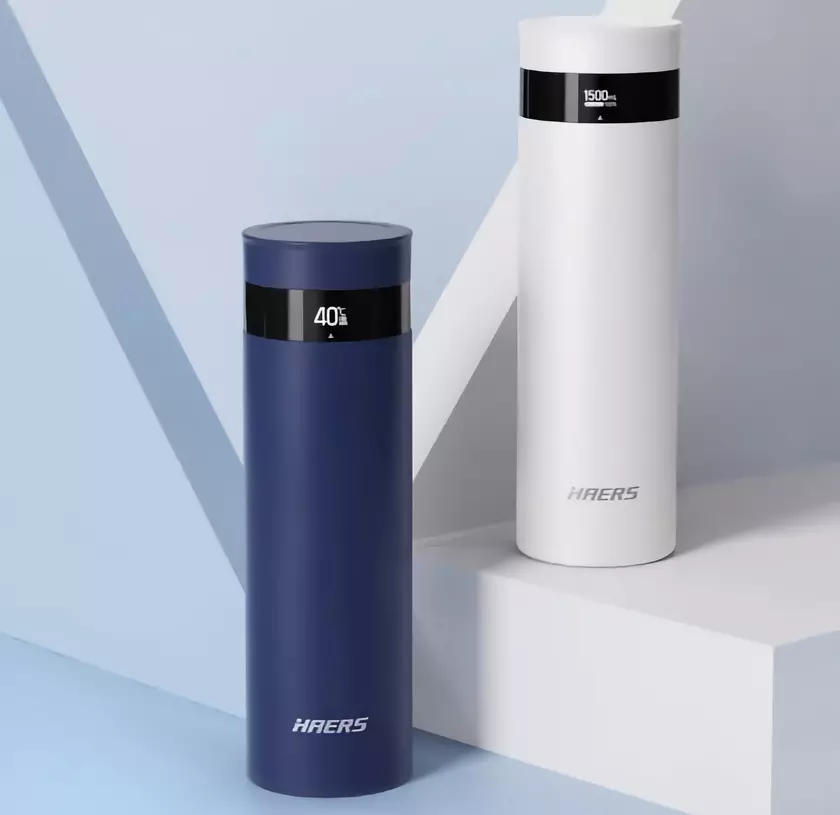 Huawei представила умную бутылку Haers c датчиком температуры, Bluetooth и под управлением HarmonyOS 