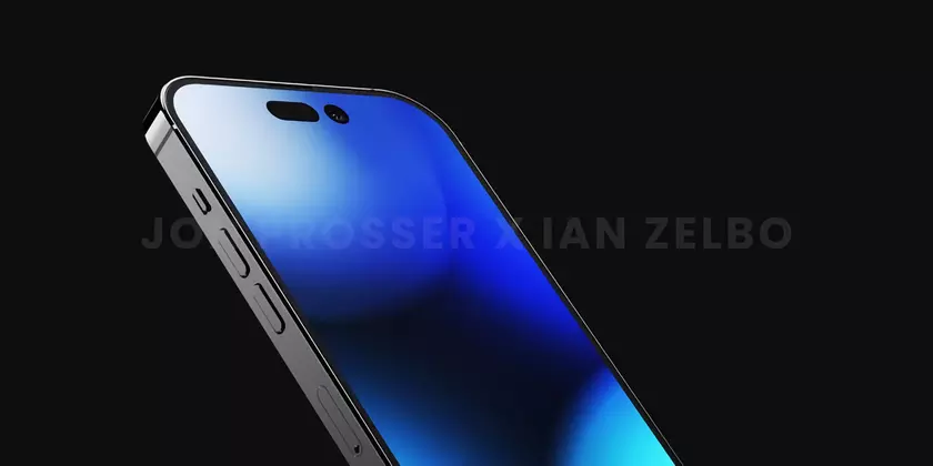 Инсайдер показал как будет выглядеть «дырявый» экран в iPhone 14 Pro и iPhone 14 Pro Max