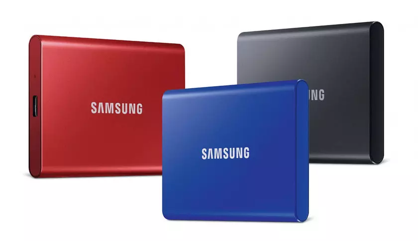 SSD-накопитель Samsung T7 c объёмом 1 ТБ и USB 3.2 Gen2 на Amazon со скидкой 40.91 евро