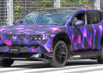 Max Verstappen takes a ride behind the wheel of the yet-to-be-released Honda 0 SUV