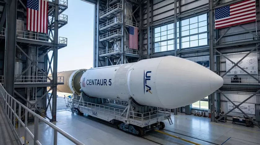 Верхняя ступень Centaur 5 на производстве