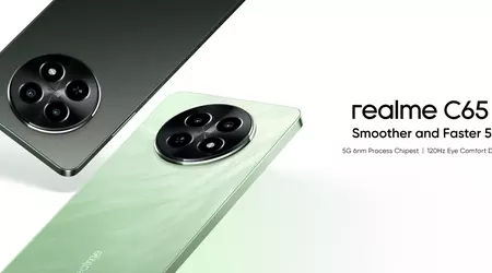 Realme C65 5G : écran 120Hz, puce MediaTek Dimensity 6300 et batterie 5000mAh pour 119$.