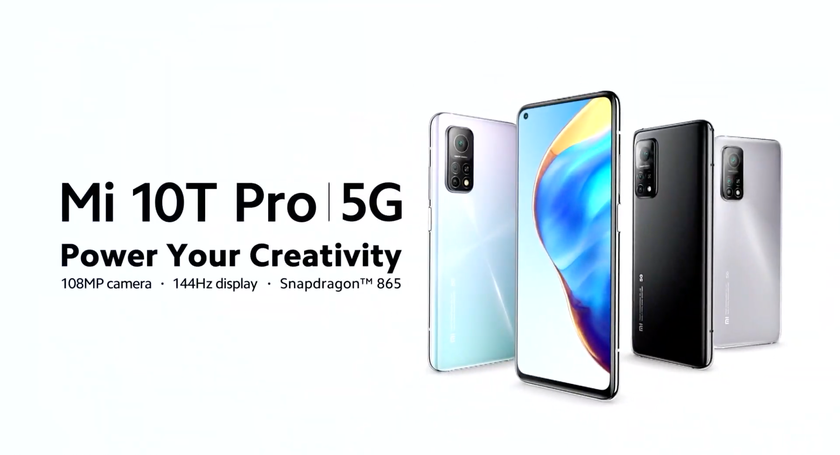 Xiaomi представила Mi 10T и Mi 10T Pro: флагманские смартфоны с экраном на 144 Гц, чипом Snapdragon 865, батареей на 5000 мАч и ценником от €500