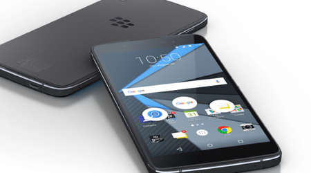 The first image of a full-screen smartphone BlackBerry Ghost