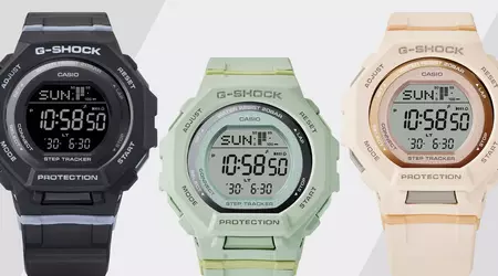 Casio представила G-Shock GMDB300SC за $120: кольорові годинники для відстеження кроків