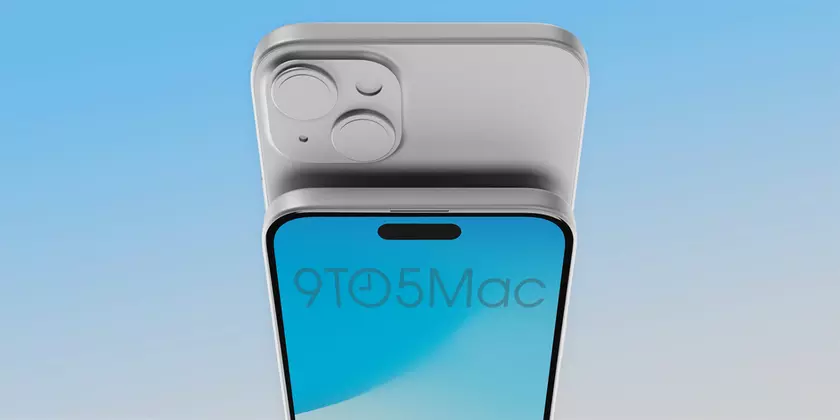 iPhone 15 Plus на CAD-рендерах: порт USB-C вместо Lightning и Dynamic Island в массы