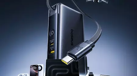 Baseus представила Power Bank Super Charge на 10 000 мАг з підтримкою 67 Вт і вбудованим кабелем
