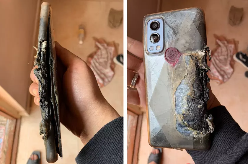 Ещё один OnePlus Nord 2 взорвался