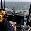 The flagship aircraft carrier HMS Queen Elizabeth, carrying fifth-generation F-35 Lightning II fighters, successfully conducted a series of simulated strike missions off the coast of Norway-22