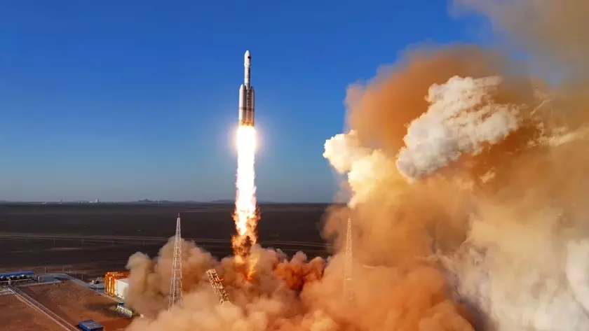 Запуск ракеты-носителя Kinetica-2