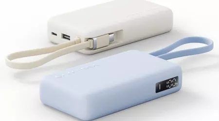 У Європі з'явився новий компактний павербанк Xiaomi ємністю 10000 мАг, з вбудованим кабелем та підтримкою швидкої зарядки