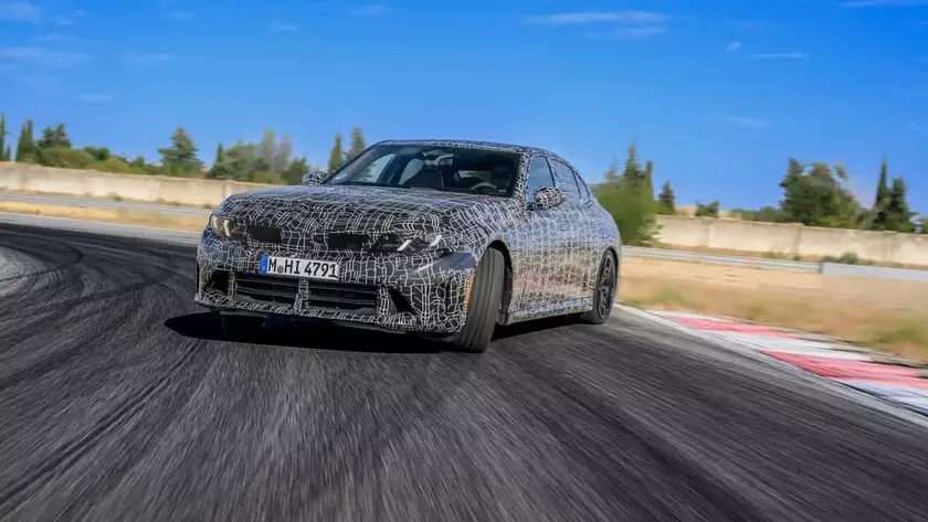 Прототип новой BMW 3 Series на испытаниях