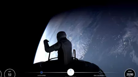 Unique video: Polaris Down mission members performed the first-ever spacewalk by non-professional astronauts