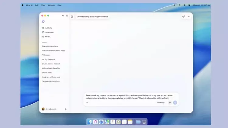 Meta AI теперь доступен как отдельное приложение для Mac с функциями для авторов контента и владельцев бизнеса