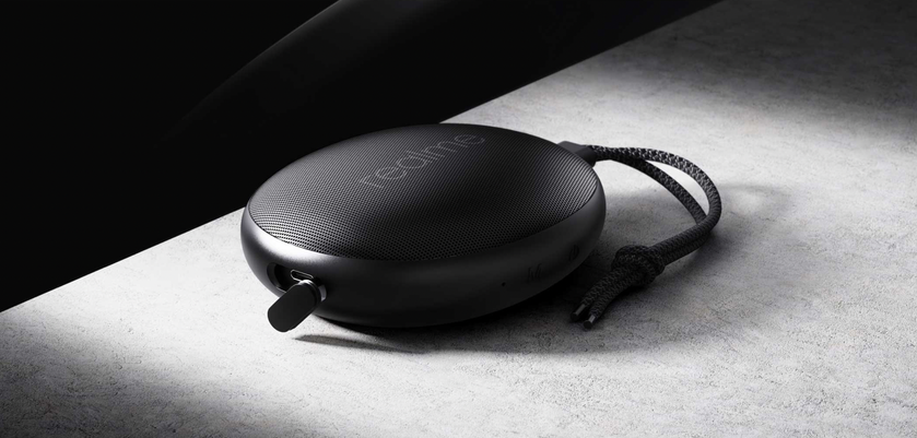 Realme Cobble Bluetooth Speaker: беспроводная колонка с портом USB-C, защитой IPX5, автономностью до 9 часов и игровым режимом за $24