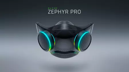 Razer презентувала захисну маску Zephyr Pro - тепер ще й з гучномовцем, але у півтора рази дорожче
