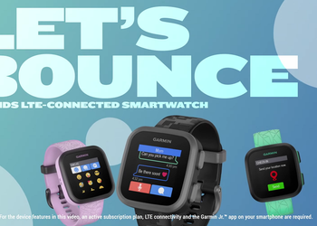 Garmin Bounce - Children's smartwatch with subscription-based LTE and GPS for $150