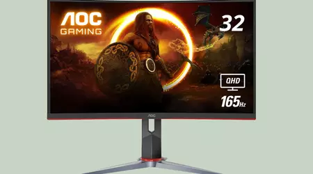 AOC CQ32G2S із 32-дюймовим вигнутим екраном і частотою 165 Гц можна купити на Amazon зі знижкою $30