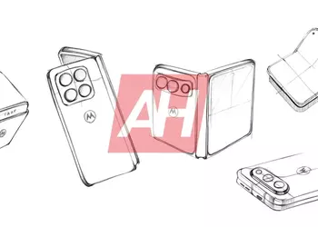 Утечка: Motorola тоже работает над широкоформатным складным смартфоном