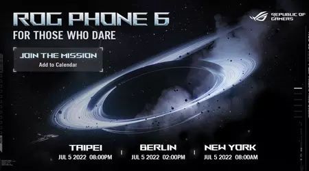 ASUS ROG Phone 6 is launching July 5
