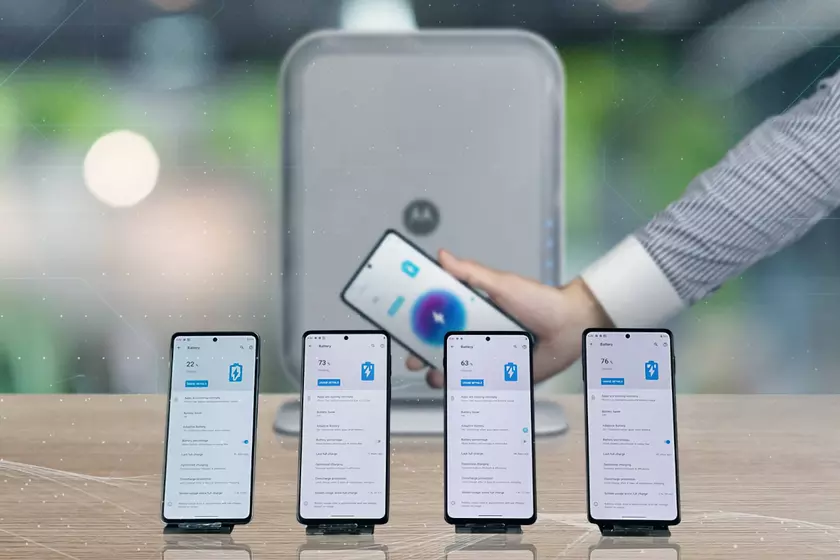 Motorola Air Charging: док-станция, которая может заряжать смартфоны на расстоянии до 3 метров