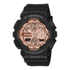 Іконка Casio G-Shock GMAS140PG-1A з чорним корпусом