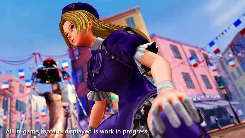 Последним персонажем-дополнением для The King of Fighters 15 стала Хинако Шидзё