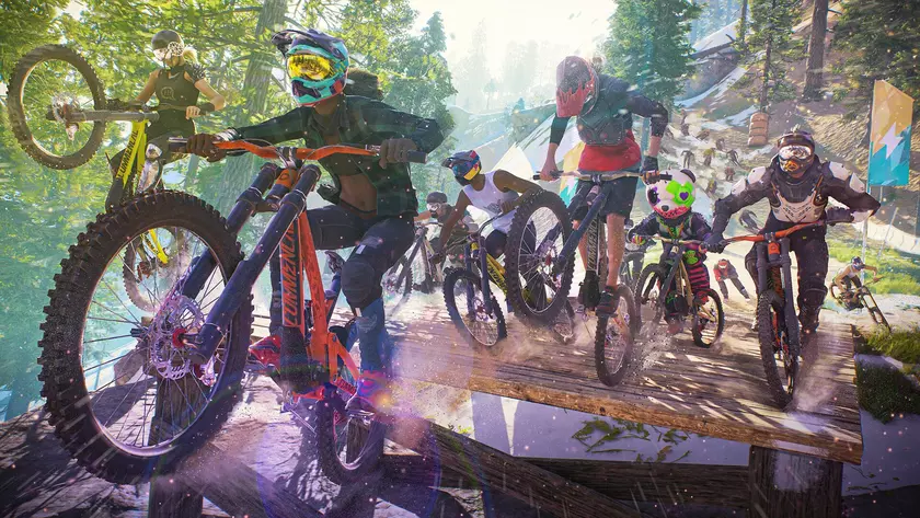 Новый скриншот Riders Republic: вдоль горизонта безграничные возможности