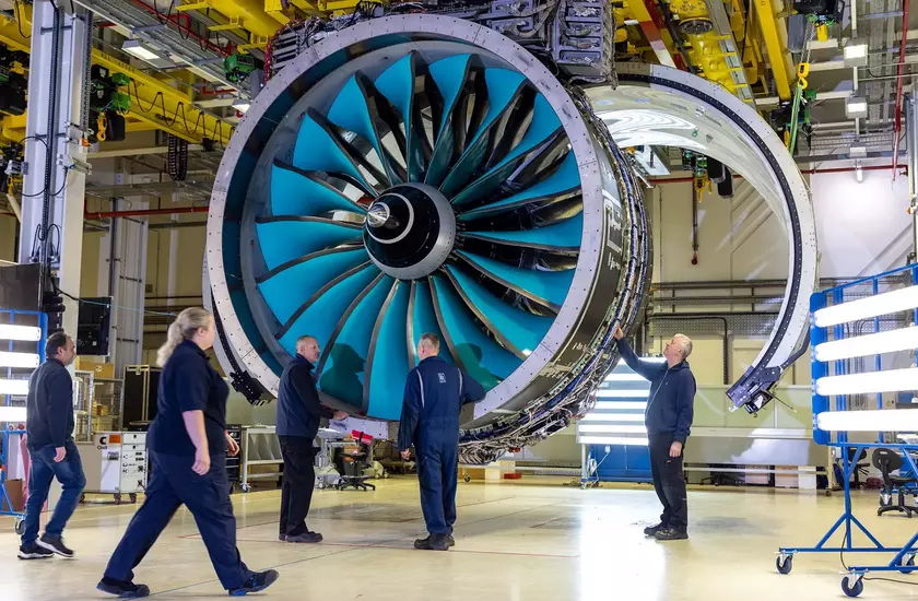 Rolls-Royce испытала двигатель UltraFan мощностью 67 МВт, который работает на экологически чистом топливе SAF и позволит экономить миллиарды долларов на топливе