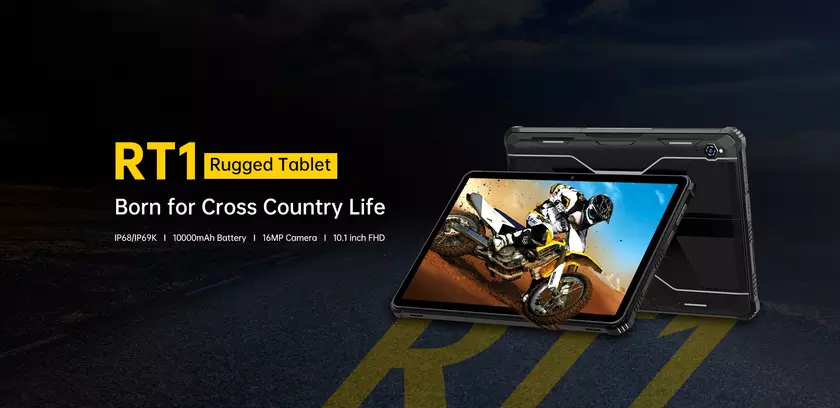  Премьера Oukitel RT1 на AliExpress: ударопрочный планшет с защитой IP68/IP69K и батареей на 10000 мАч за $199
