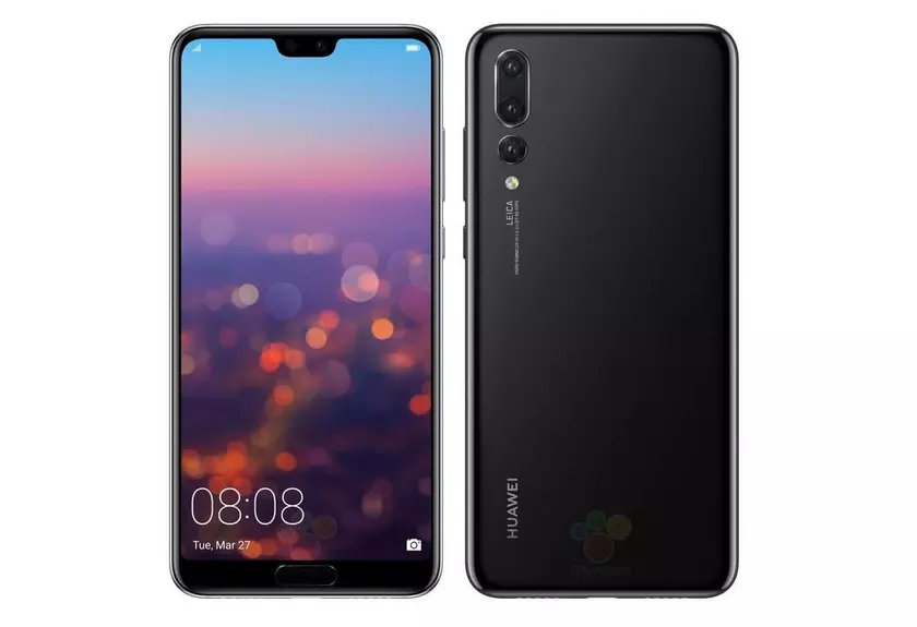 Новые рендеры флагмана Huawei P20 Pro подтверждают тройную камеру Leica и обилие расцветок